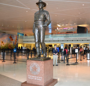 New Love Field saved the Texas Ranger statue that stood for a half century at the old airport