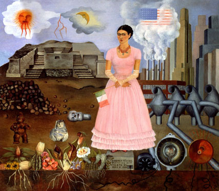 Self Portrait on Borderline - Frida Kahlo