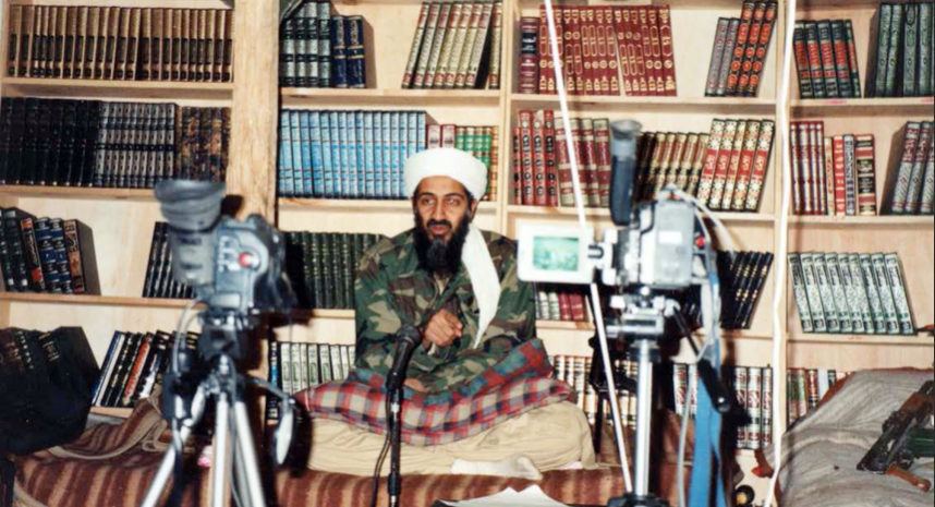 Osama w ith video cameras Osama w ith video cameras