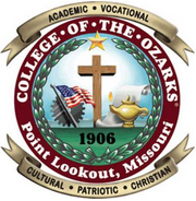 college opf Ozarks Seal