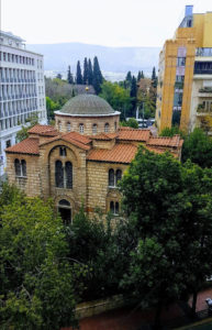 Byzantine church in downtown Athens