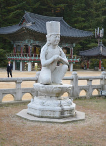 Korean Buddhist temple, statue