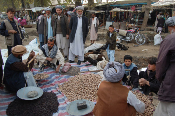 Hezelnut Vendors in Kisham Hezelnut Vendors in Kisham, Afghanistan