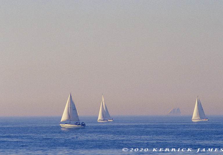 Sailing off Laguna Beach and Highway 1
