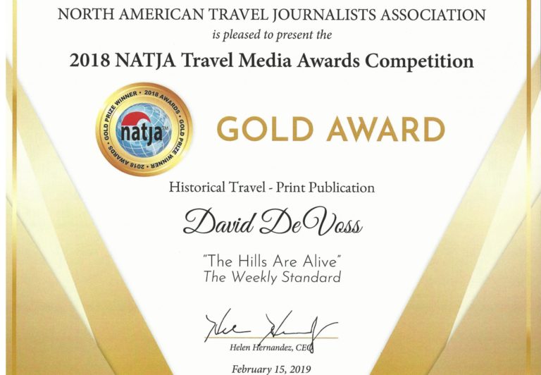 East West News Service - Award - Historical Travel