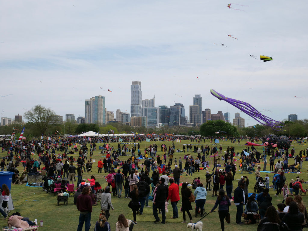 Austin, California to Texas, Kite Festival