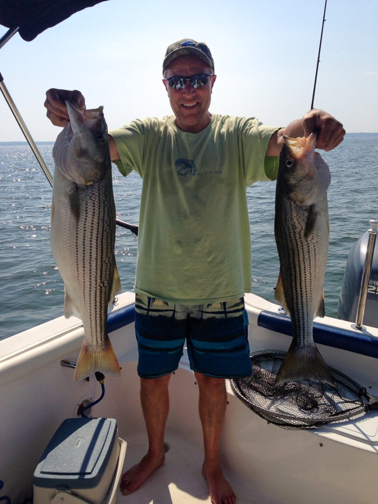 Fishing, Lake Texoma, stripper, California to Texas