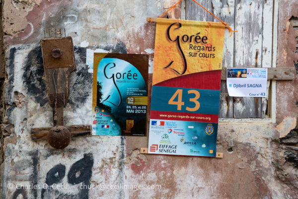 Poster Announcing Tenth Anniversary of Biannual Arts Festival, Goree Island, Senegal.