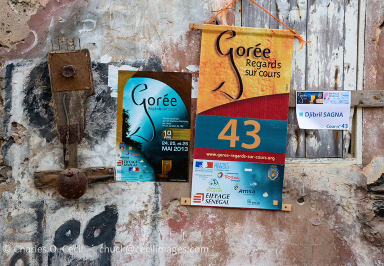 Poster Announcing Tenth Anniversary of Biannual Arts Festival, Goree Island, Senegal.