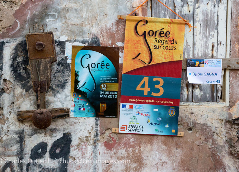 Poster Announcing Tenth Anniversary of Biannual Arts Festival, Goree Island, Senegal.