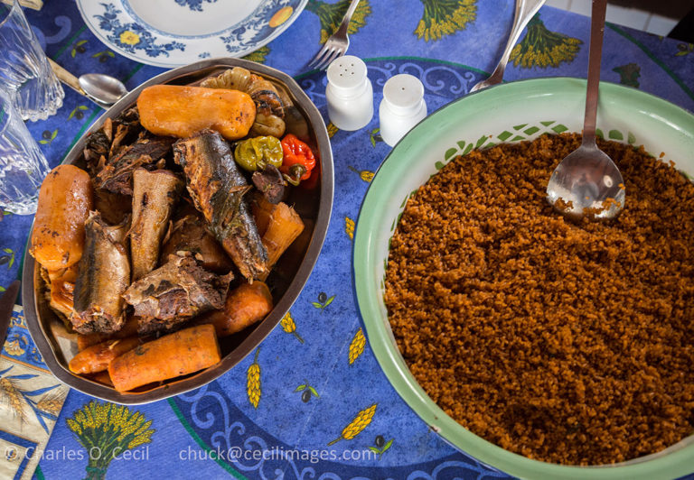 Tiebou Diene, Senegal's National Dish (Rice with Fish), Goree Island.