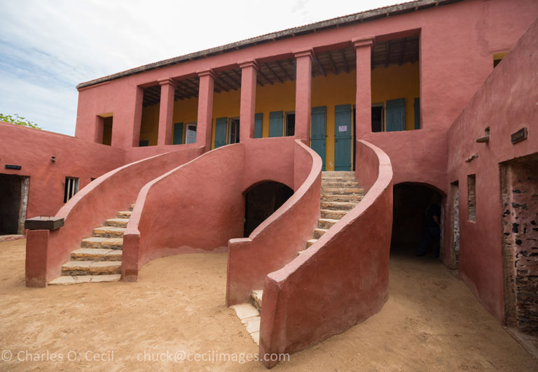 Maisons des Esclaves, House of Slaves, with its "Gate of No Return," Goree Island.