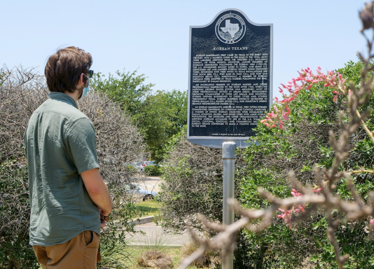 Korean Texan Historical Marker