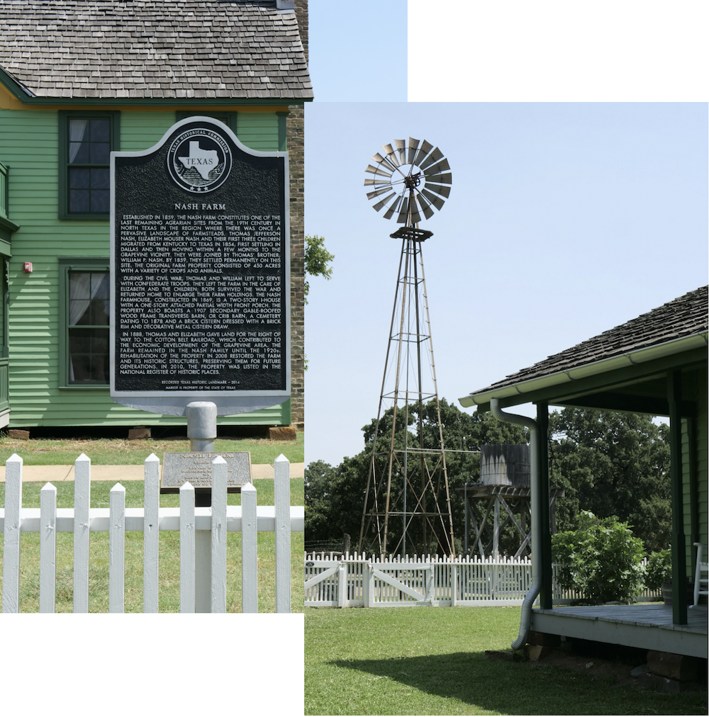 Nash Farms, Grapevine, TX, historical marker trip
