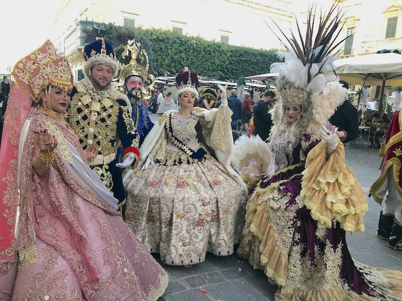 Carnival in Malta means costumes