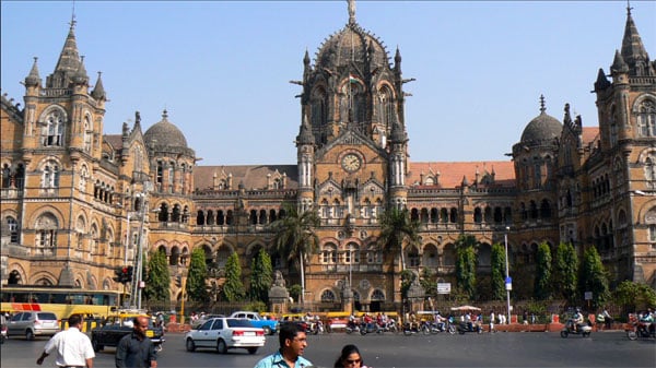 Chhatrapati Shivaji (or CST) is Munbai's train station