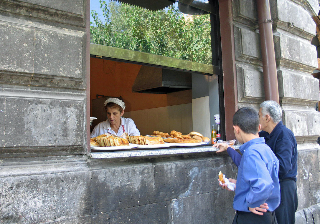 Bakery on Abovian St. in Yerevan