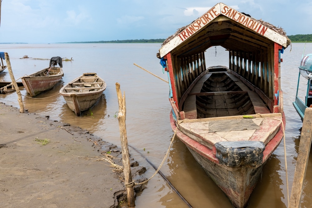 Amazon River canoe