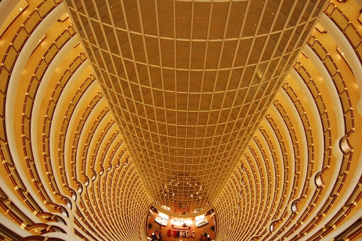 Grand Hyatt Hotel in Jinmao Tower in Pudong, Shanghai