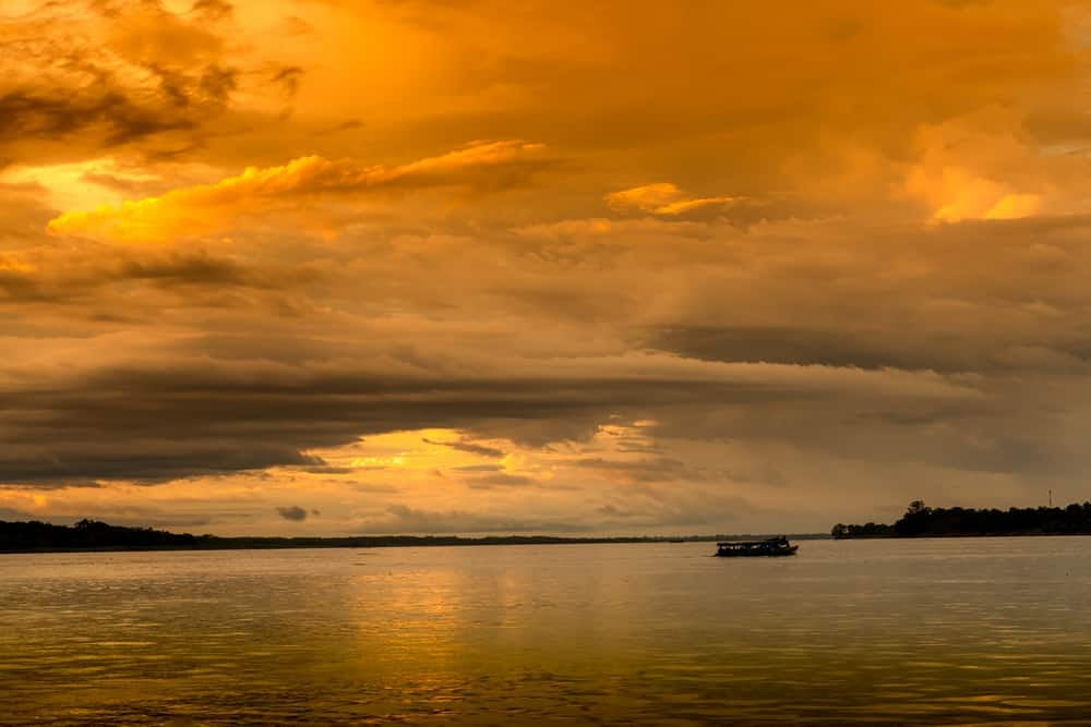 Amazon River at Sunset
