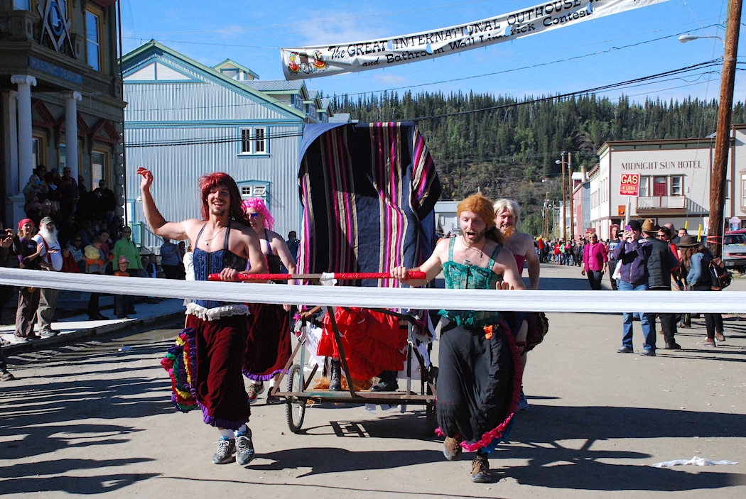 Dawson City; event; Outhouse race;