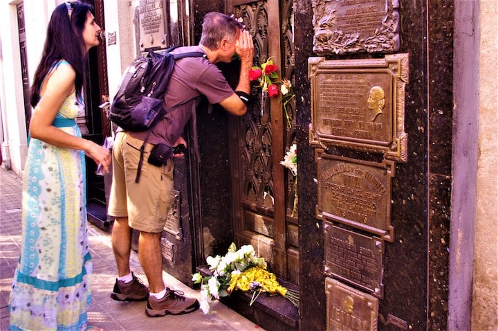 Evita Peron grave