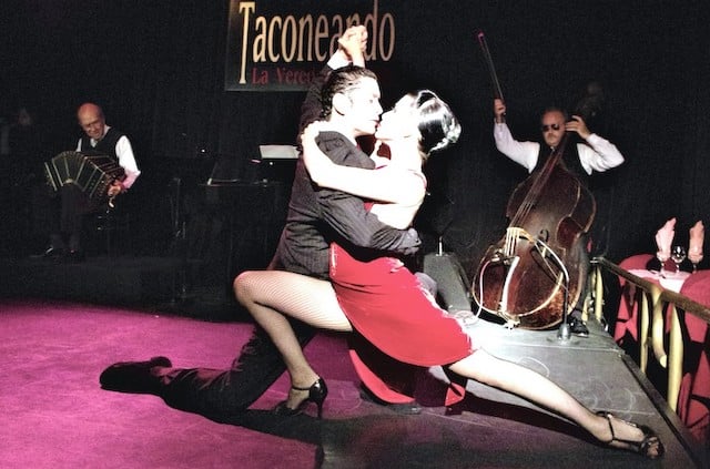 Dancing the tango in Buenos Aires