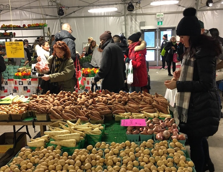 St. Lawrence market produce area