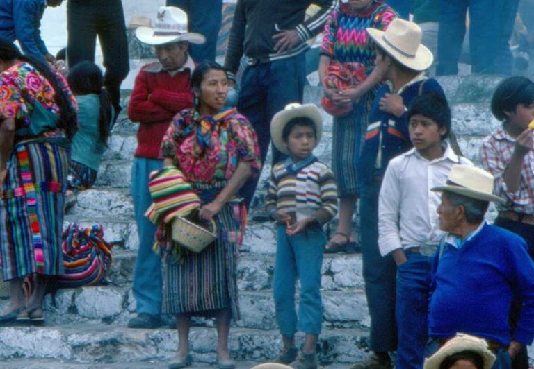 On market days steps leading to Santo Tomás church are crowded with shoppers and rural folk just taking in the scene. Both the church and its steps are blanketed with swirling incense called copal lit by Maya making offerings to the gods.
