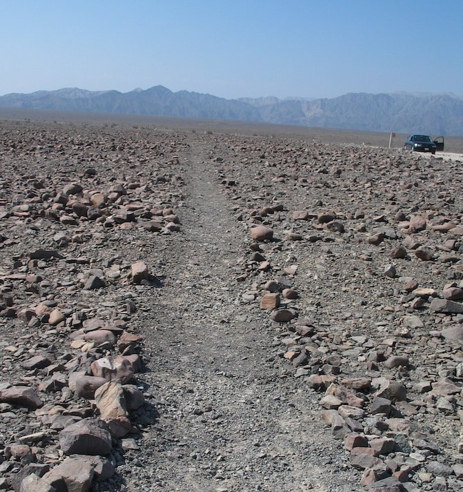 Nazca Lines from grounbd level