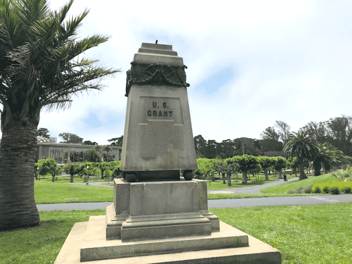 Toppled San Francisco statue of former president and Union general U.S. Grant