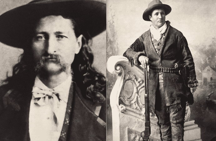 Historical photos of Wild Bill and Calamity