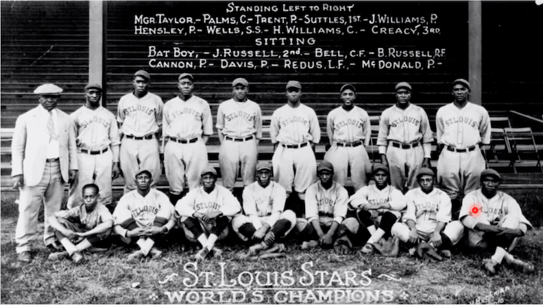 Negro Baseball League Champions from St. Louis