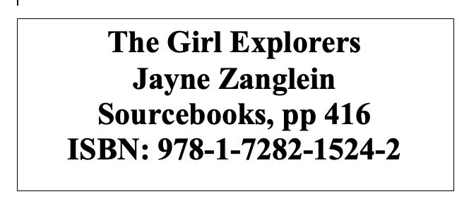 The Girl Explorers - pub details