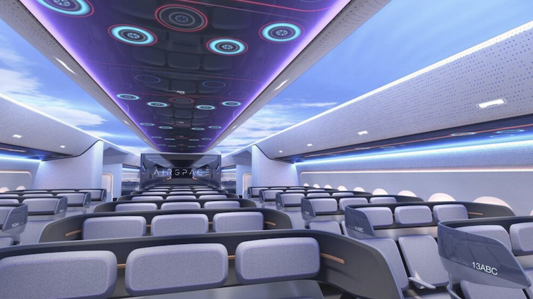 Future Airbus airline cabin