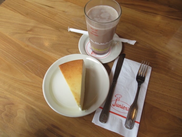 Brooklyn cheesecake and egg cream