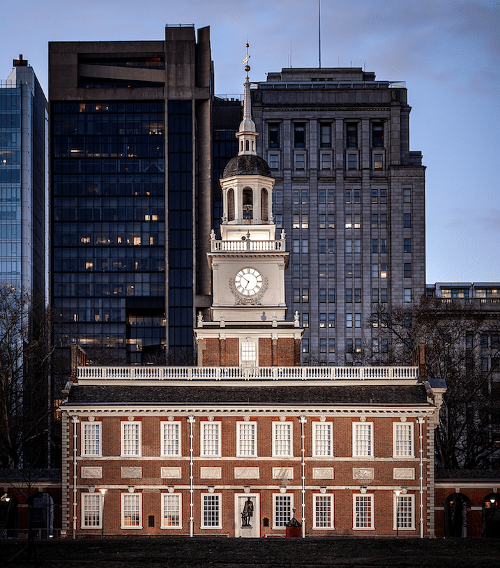 In George Washington’s Philadelphia 18th century America is never far away