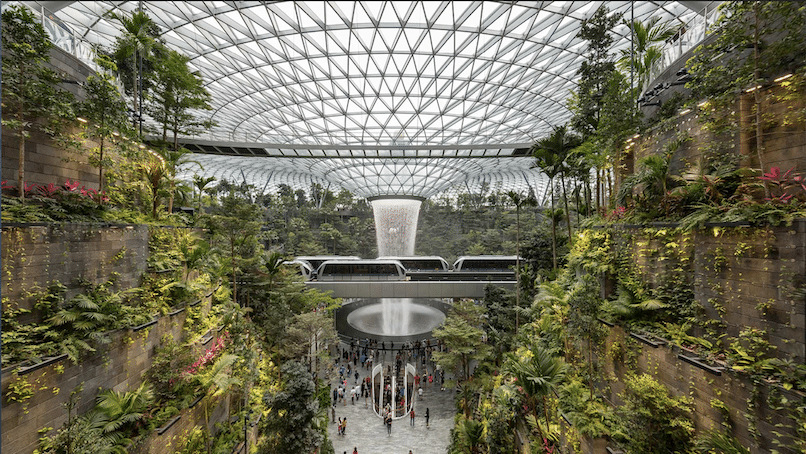 Changi Jewel Terminal in Singapore