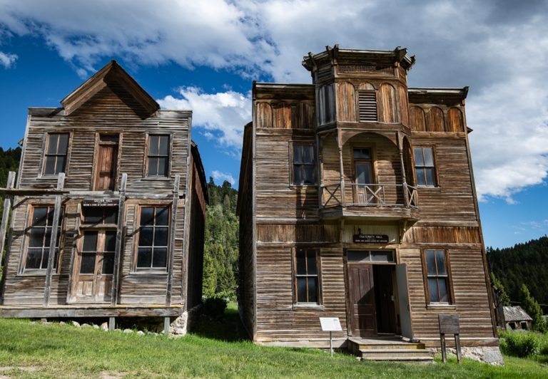 The remains of what was once a booming silver mining town can be seen at Elkhorn State Park. The town was abandoned after an epidemic of diphtheria struck its residents during the winter of 1889.