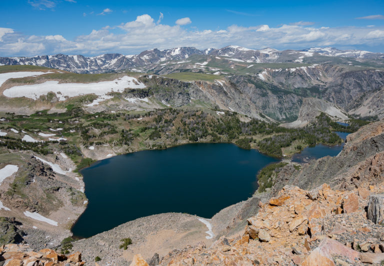 The 68-mile Beartooth Highway is a National Scenic Byways All-American Road that weaves in and out of Montana and Wyoming before reaching Yellowstone National Park. The views from the road are breathtaking.