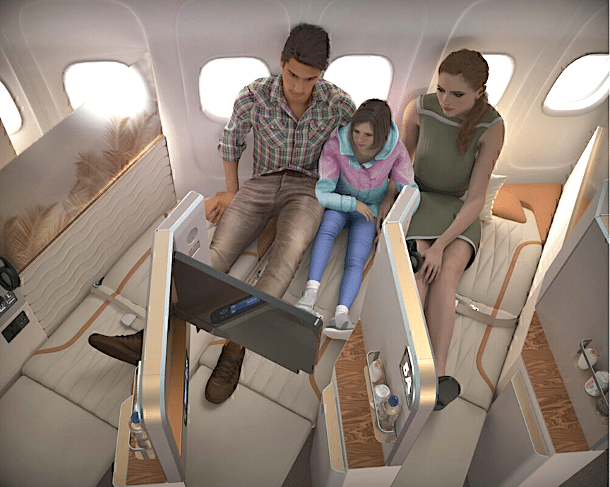 Innovative business class seating by AirGo