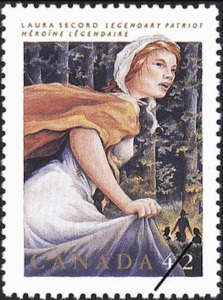 Laura Secord Canadian postage stamp