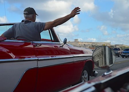 Havana - car ride near fort