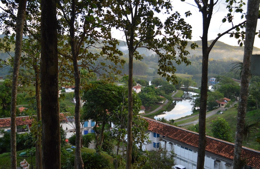 View of Las Terrazas from Hotel Moka in Cuba