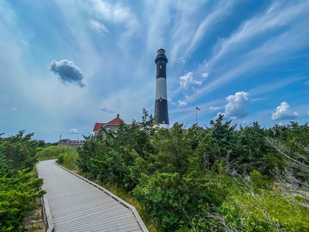 Fire Island Lighthouse in Autumn