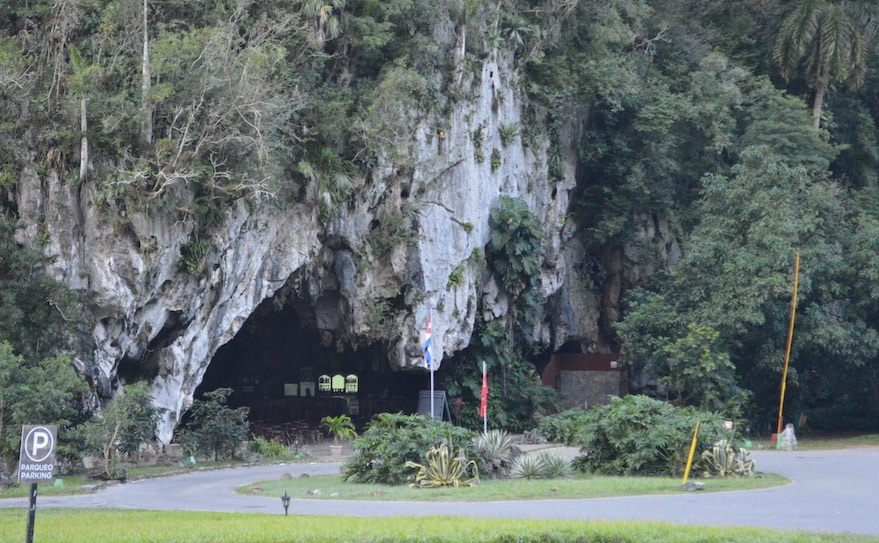 Cave opening in Vinales, Cuba