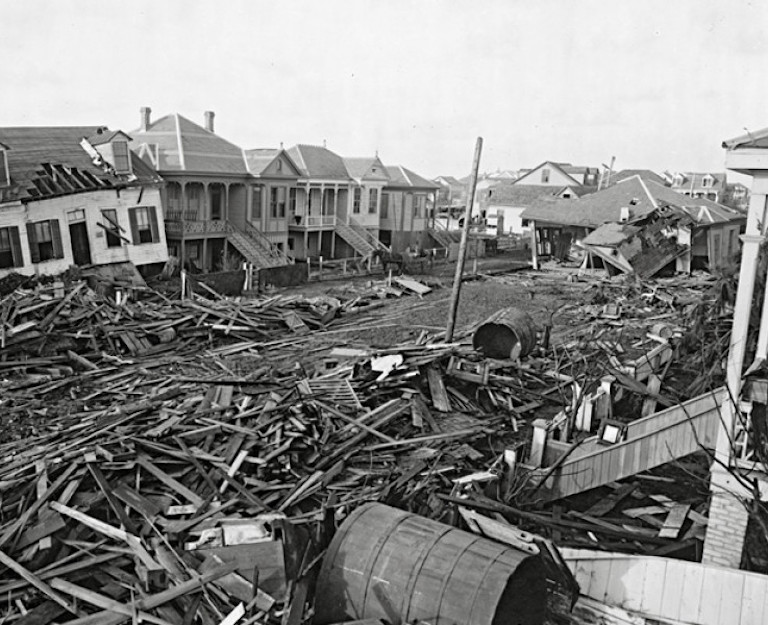 Galveston After 1900 Hurricane