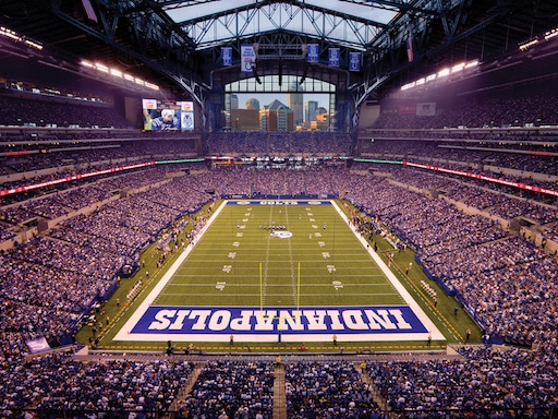 Lucas Oil Stadium in Indianapolis