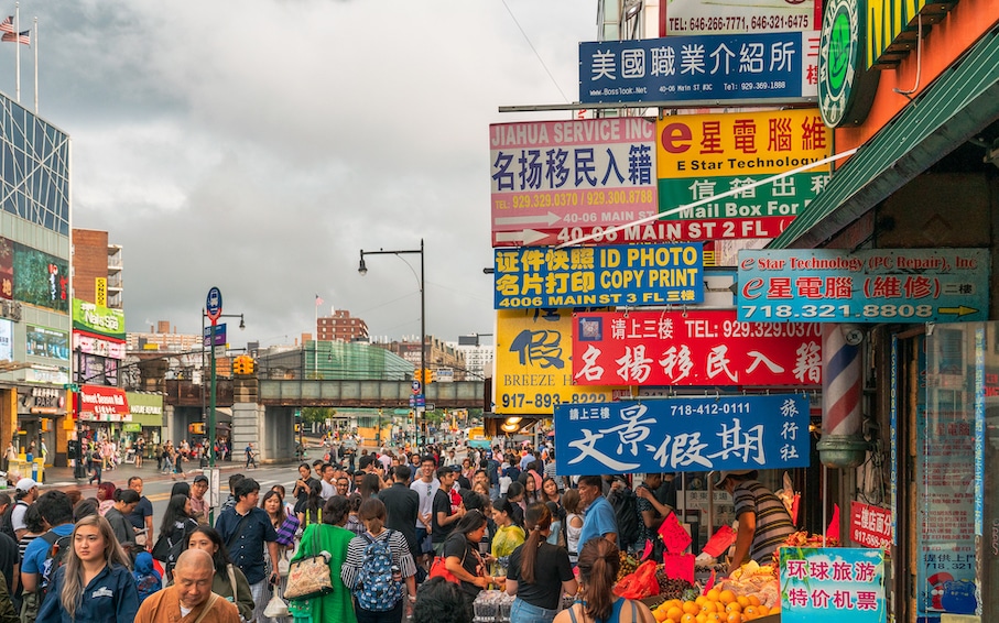 Chinatown in Flushing, New York - International America