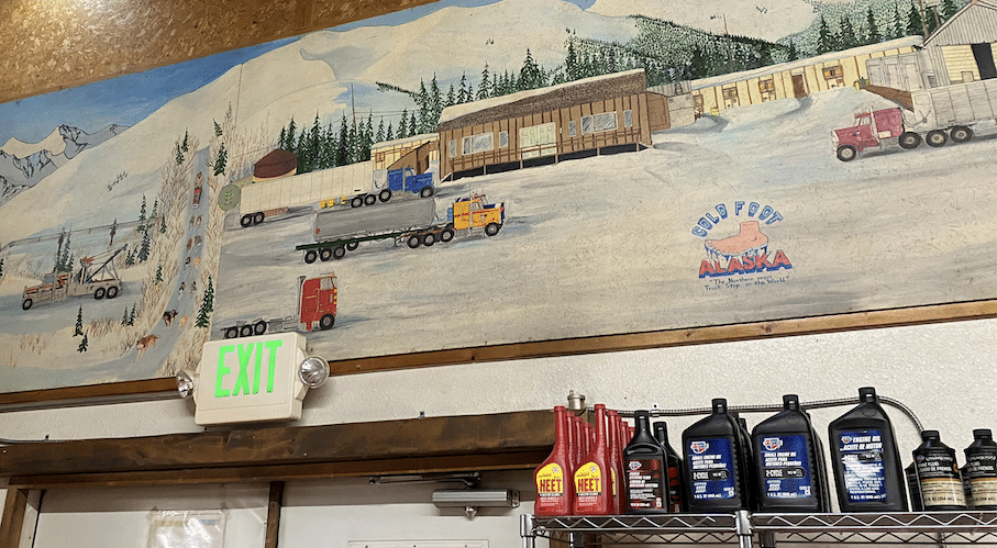 Coldfoot Truckers Saloon Mural